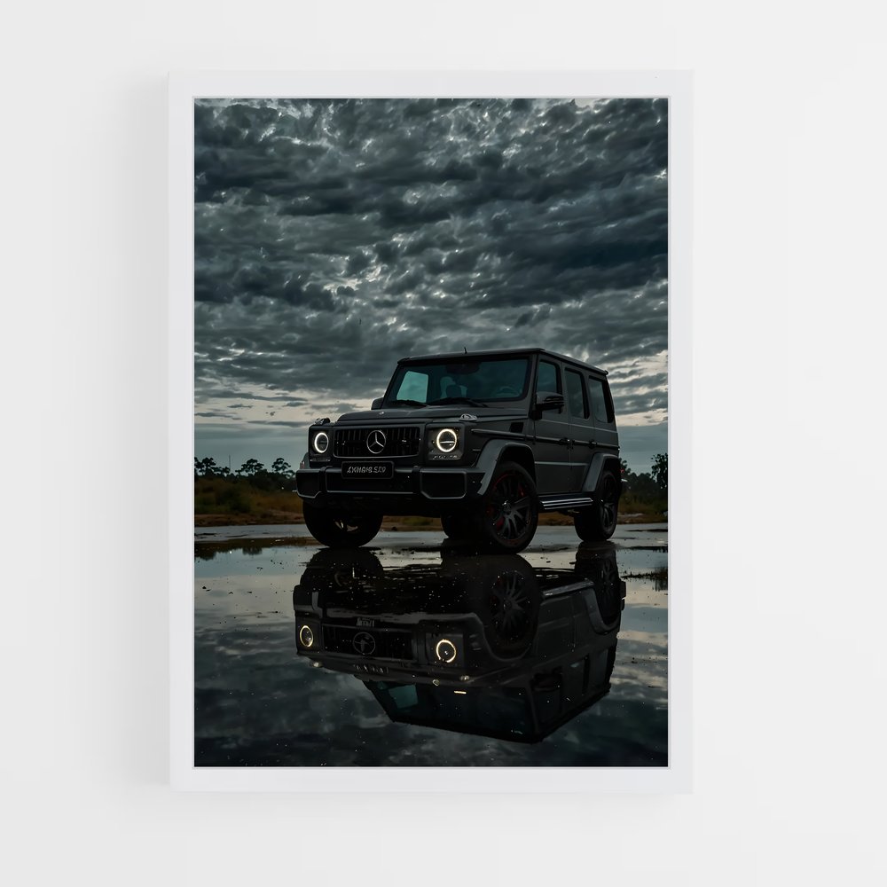 Poster G Wagon sur l'Eau – affiche Mercedes (vue 3)